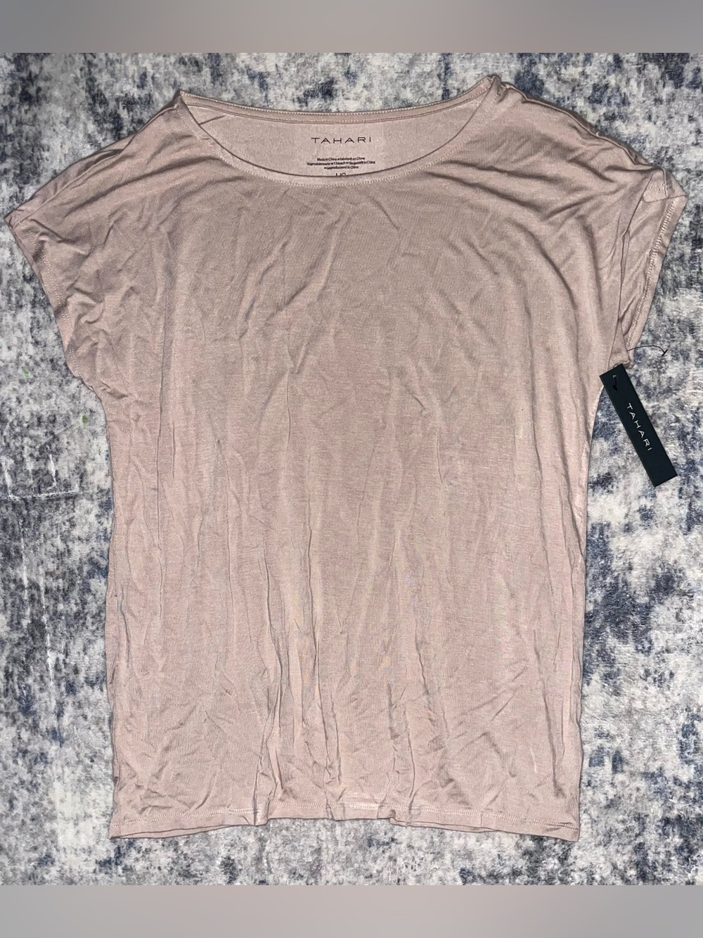 Tahari short sleeve top size large